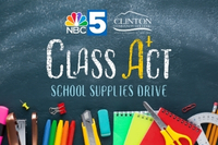 NBC5 Clinton Community College Class Act School Supplies Drive