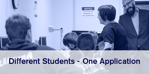 All students one application, link to apply