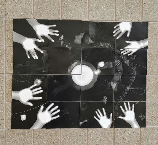 Photogram.Cyanotype