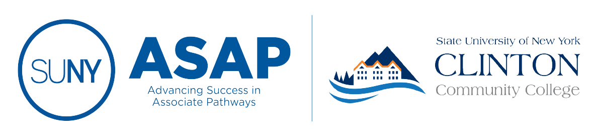 ASAP AND Clinton Community College Logos