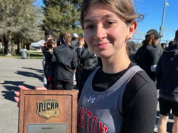 Alex Cone with Trophy
