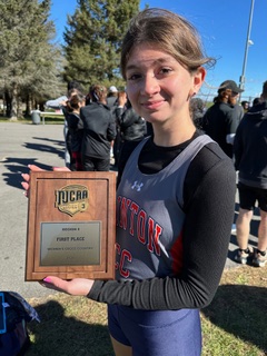 Alex Cone with Trophy