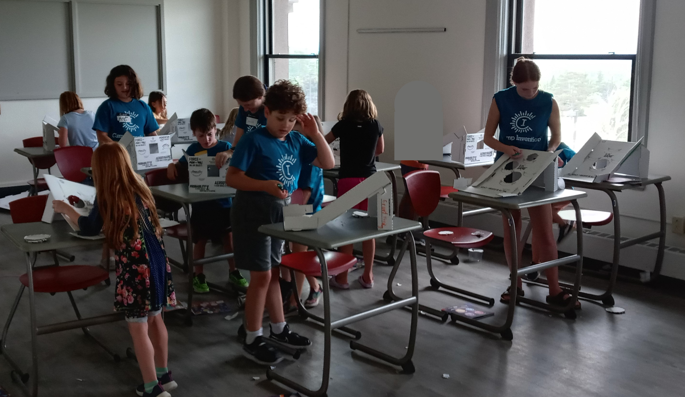 Campers creating