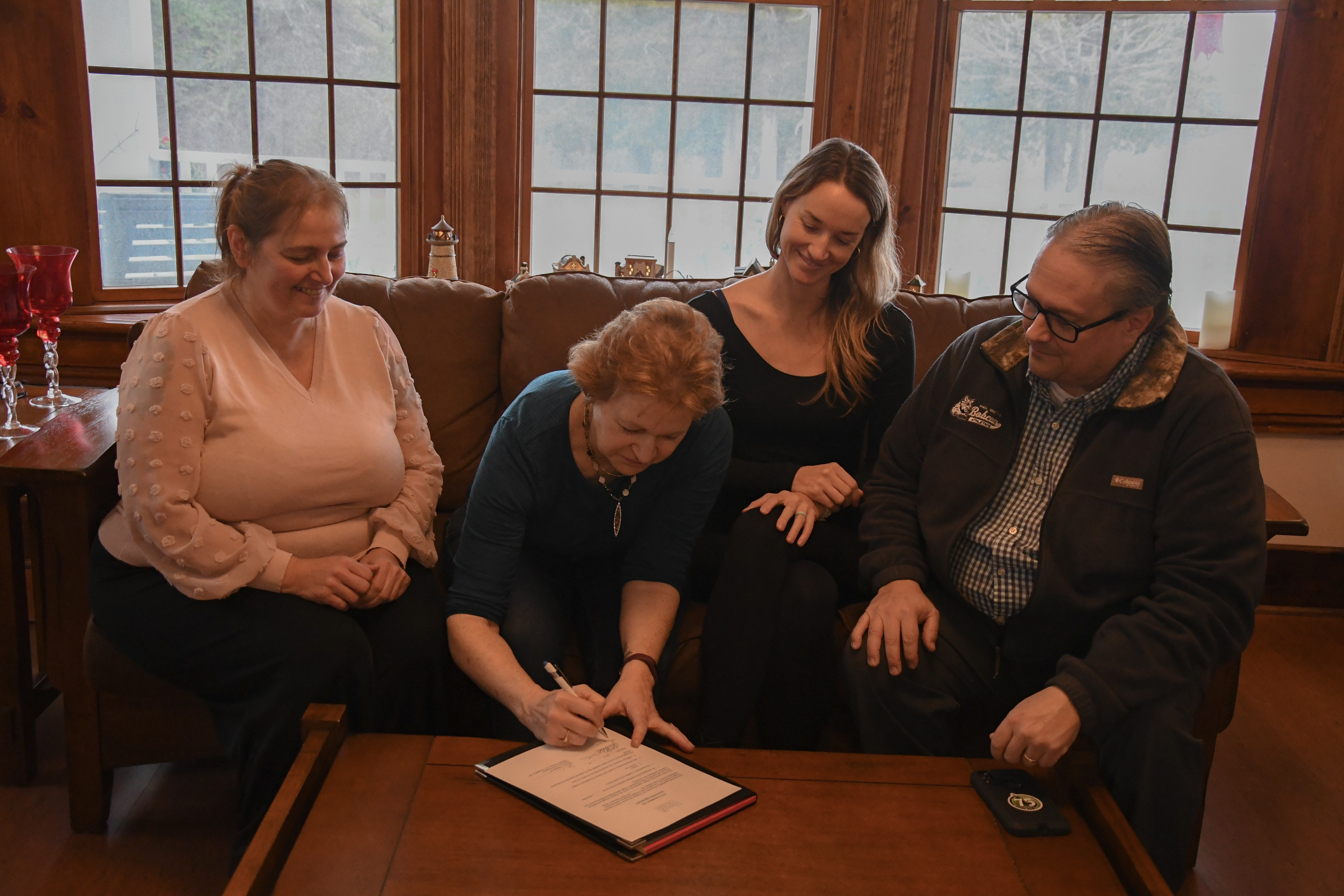 Nursing Club Scholarship Signing Photo