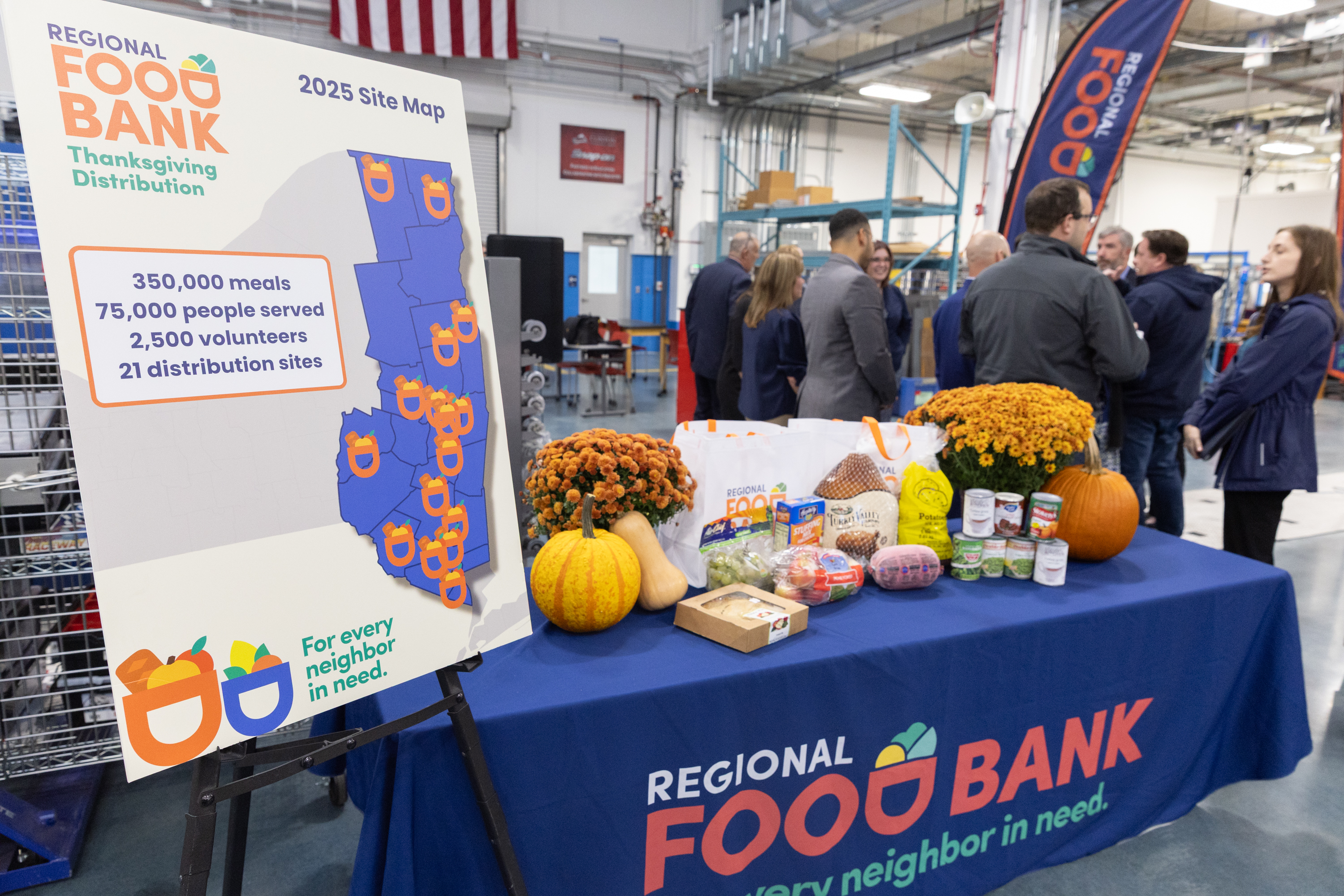 Clinton Community College is proud to partner with the Regional Food Bank to host a Thanksgiving meal distribution on Saturday, Nov. 22.